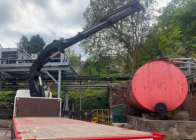 Prestation PVFS : Dégazage et Enlèvement de Cuve à Fioul